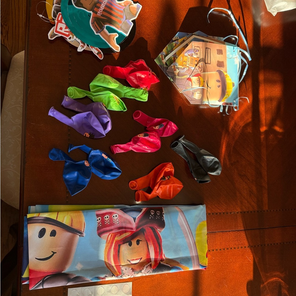 Roblox Birthday Party Supplies Set